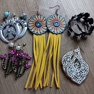 Statement Earrings, costume jewelry
